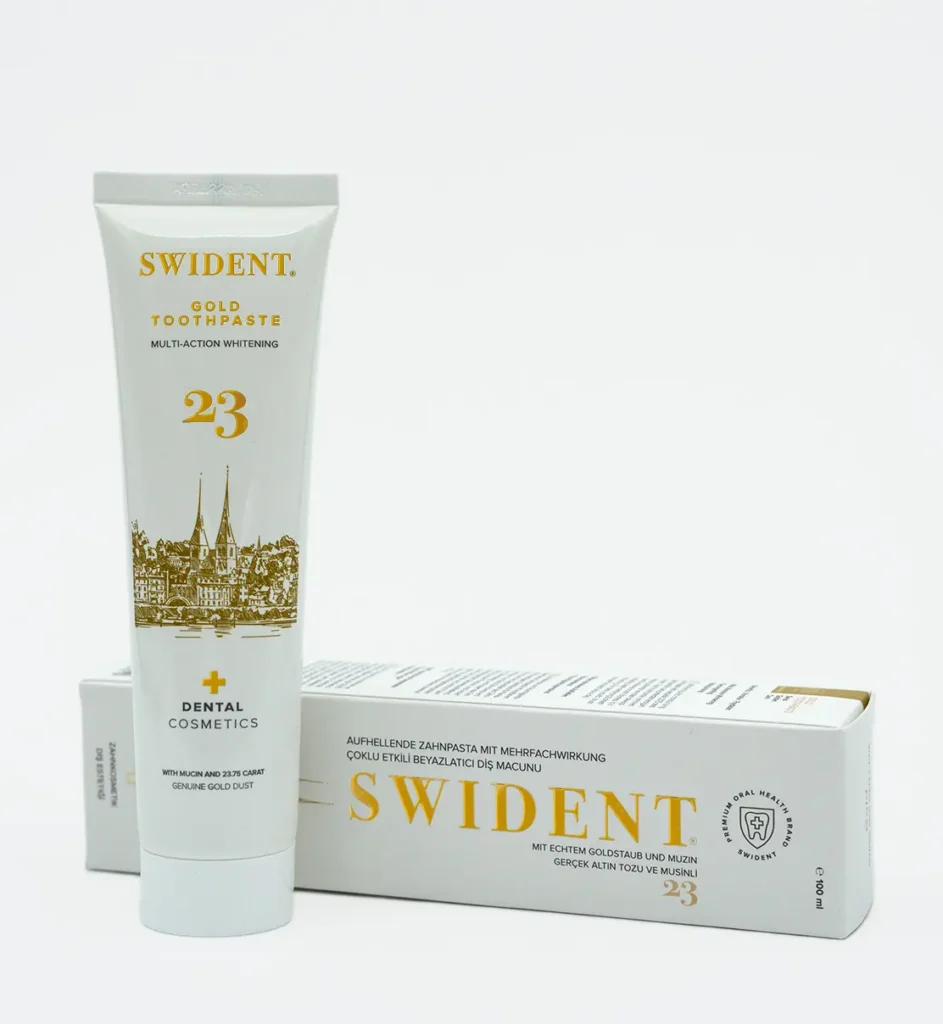 Swident Gold Çoklu Etkili Beyazlatıcı Diş Macunu ürün görseli
