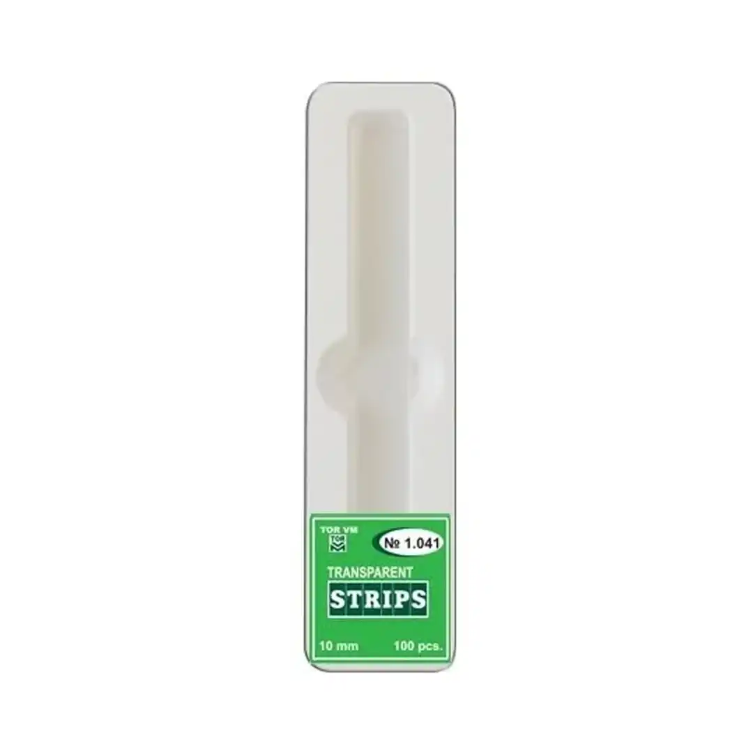 TOR-Seffaf-Kompozit-Arayuz-Bandi-1.webp TOR Şeffaf Kompozit Arayüz Bandı No. 1.041 – 10 mm, 100 Adet ürün görseli