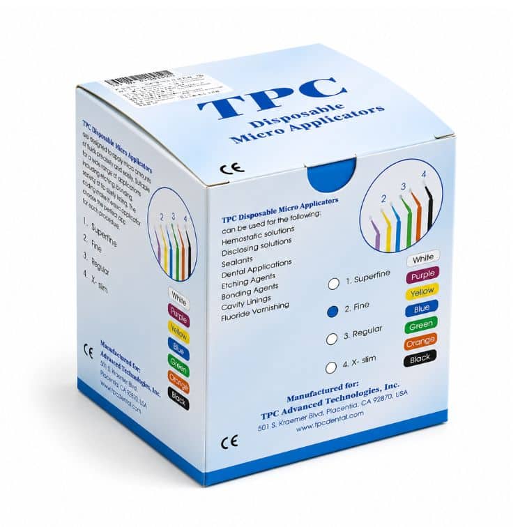 TPC Bond Fırçası Aplikatör – Tek Kullanımlık Mikro Aplikatör 100 Adet ürün görseli