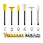 Toboom Kompozit Cila Lastiği (Sarı / Beyaz) – Disk, Ters Konik, Büyük Labut Tekli ürün görseli