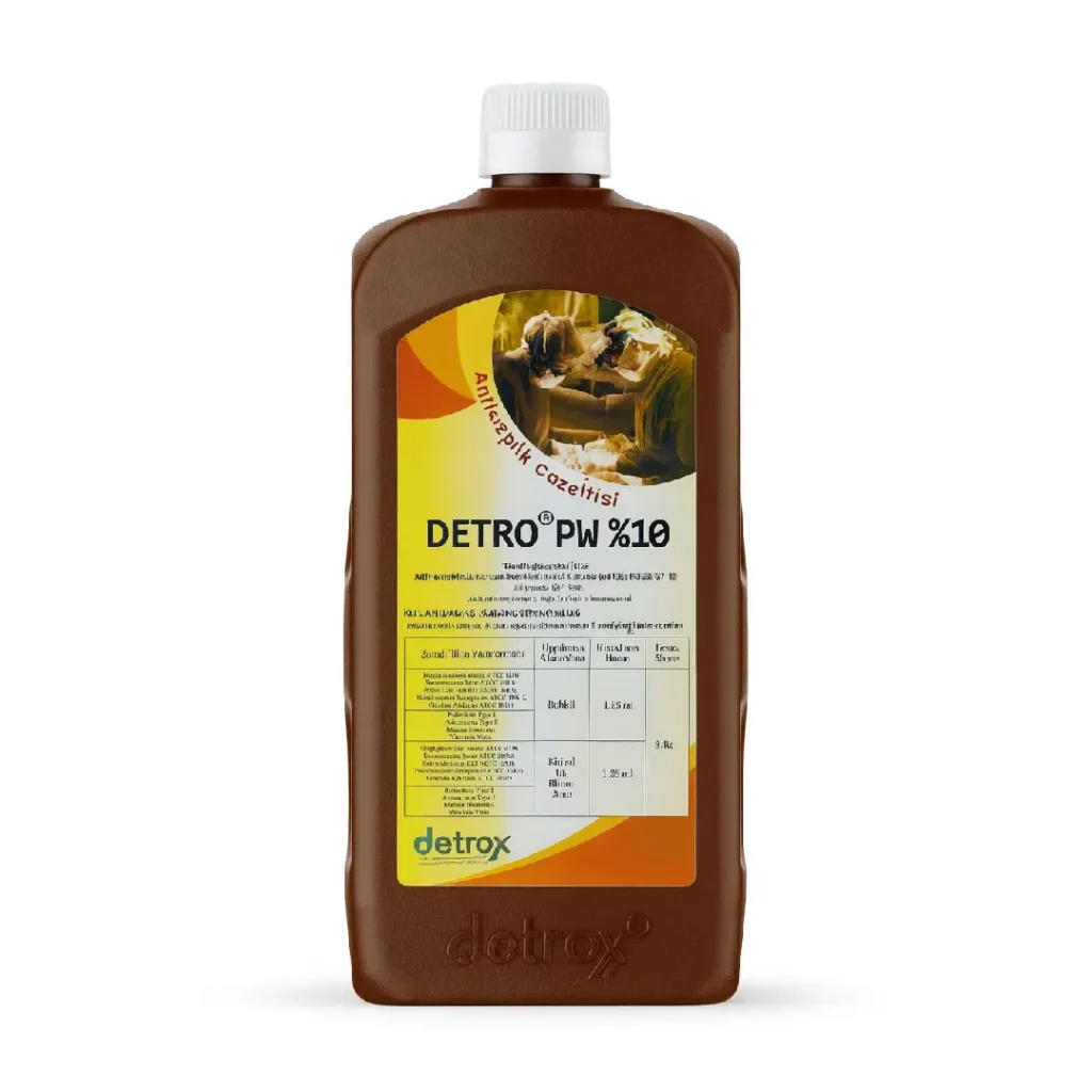 Detro PW Batikon %10 antiseptik çözelti ürün görseli