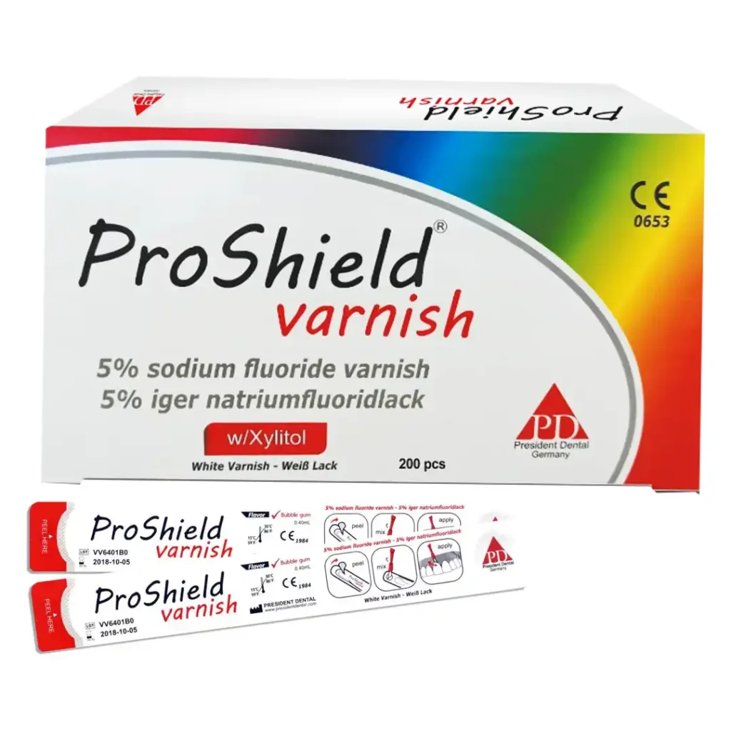President Dental Proshield Varnish Sodyum Florid Vernik ürün görseli