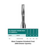Wave Tungsten Carbide Ortodonti Frezi RA – Silindirik Düz Uç (Mikromotor Uyumlu) ürün görseli