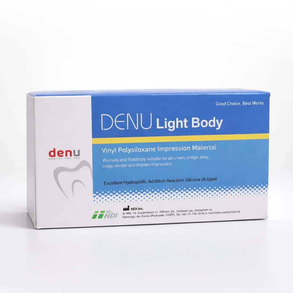 DENU Light Body Regular 4x50 ml VPS Ölçü Maddesi – A Tipi Silikon Kartuş ürün görseli