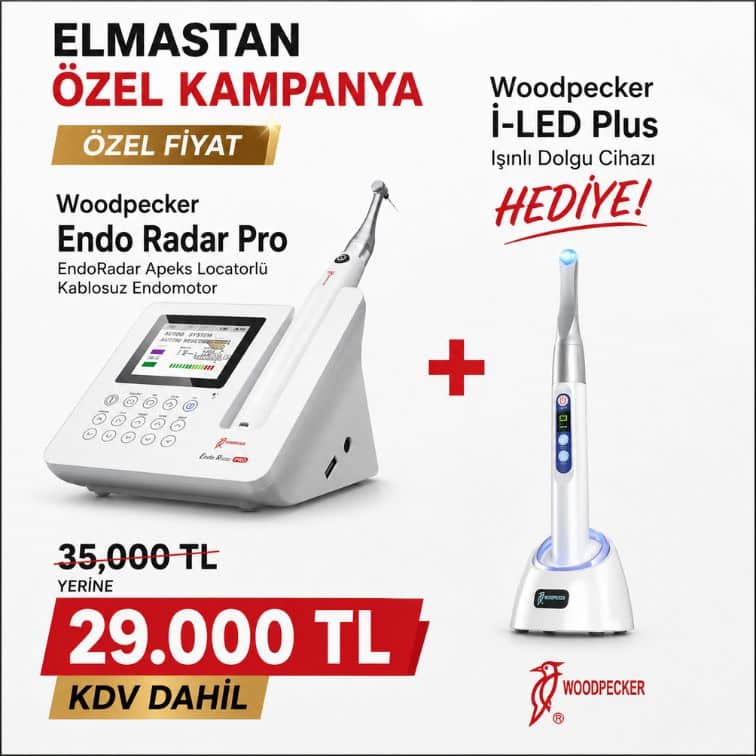 Woodpecker Endo Radar Pro ve iLED Plus Işıklı Dolgu Cihazı ürün görseli