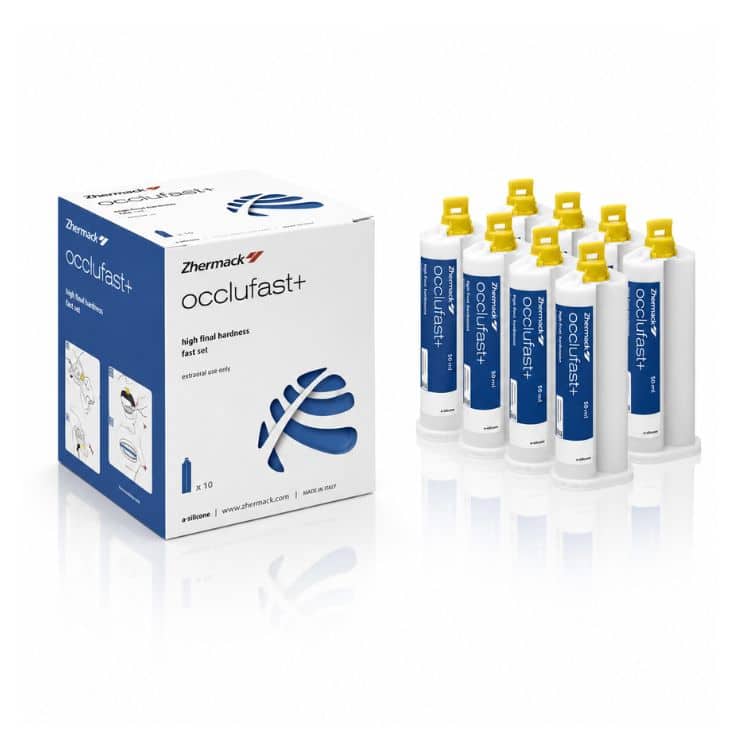 Zhermack Occlufast Kapanış Silikonu 8 x 50 ml Kartuş ürün görseli