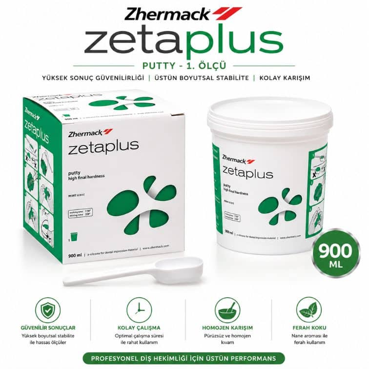Zhermack Zetaplus Putty 1. Ölçü 900 ml ürün görseli