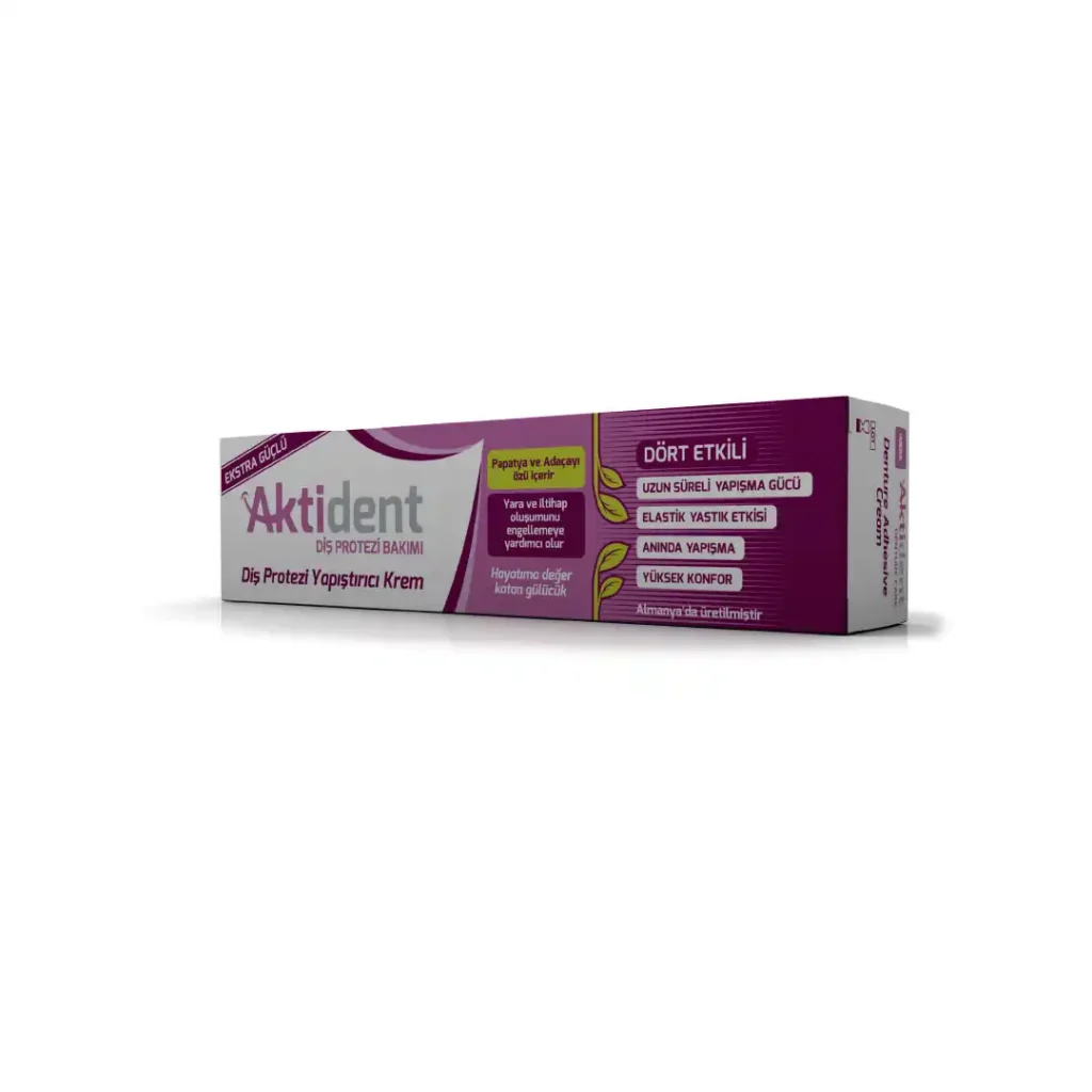 Aktident Diş Protezi Yapıştırıcı Krem 40 g ürün görseli