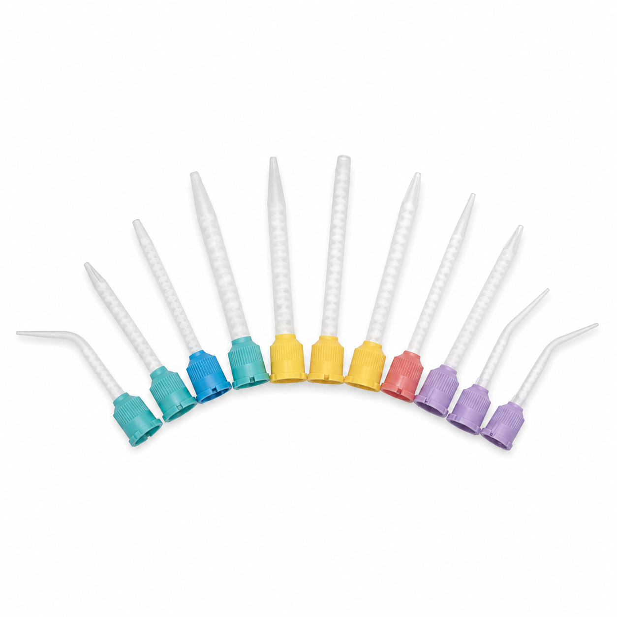 Dental karıştırma ve intraoral uygulama uçları