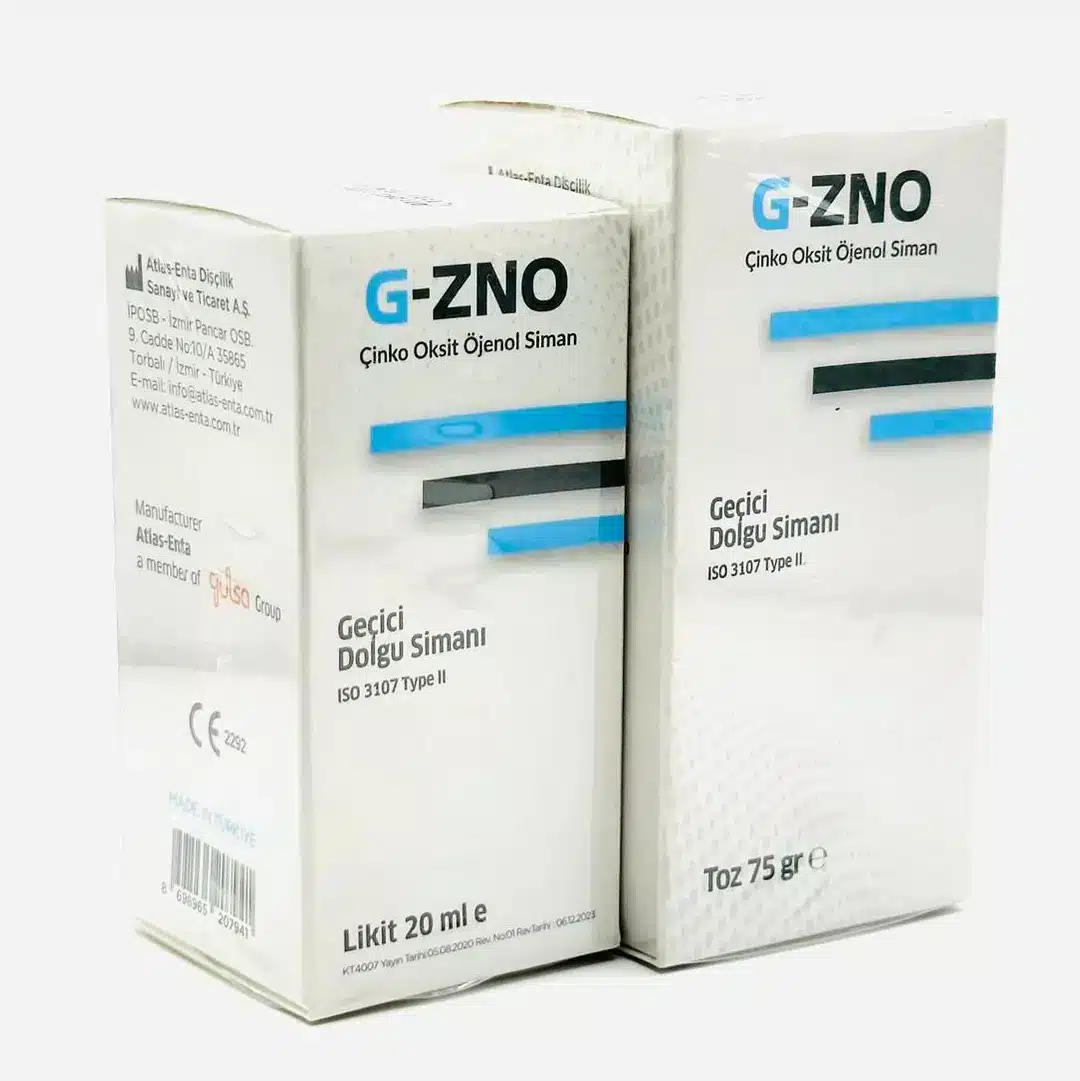g-zno-1.webp G-ZNO Çinko Oksit Öjenol Siman Takım ürün görseli