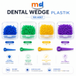 MD Dental Wedge Plastik – 100 Adet ürün görseli