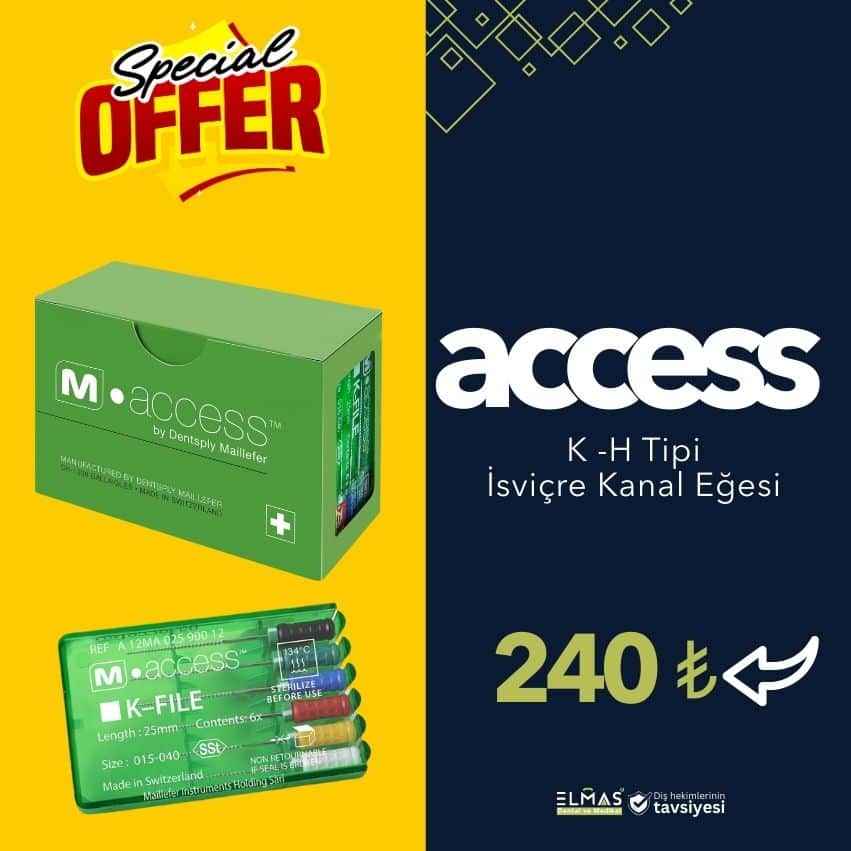 Dentsply Sirona Maillefer M-Access K-File Kanal Eğesi 25 mm ürün görseli