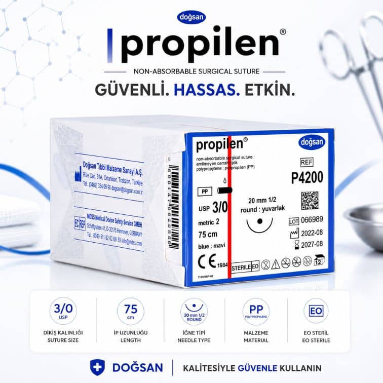 DOĞSAN Propilen® Non-Absorbable Cerrahi Sütür | REF: P4200 ürün görseli