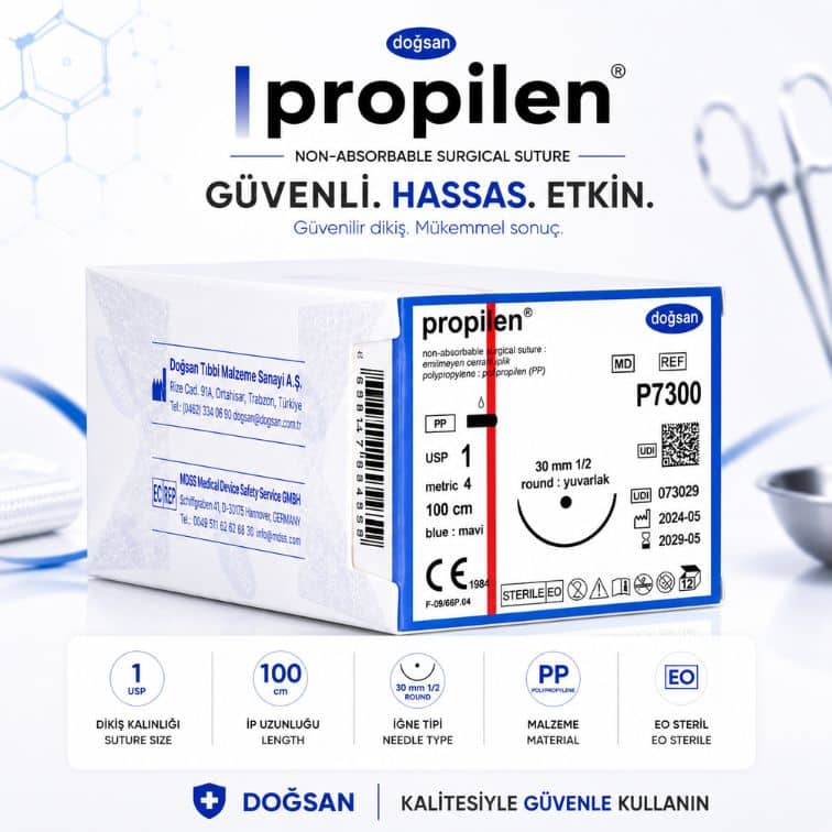 DOĞSAN Propilen® Non-Absorbable Cerrahi Sütür | REF: P7300 ürün görseli