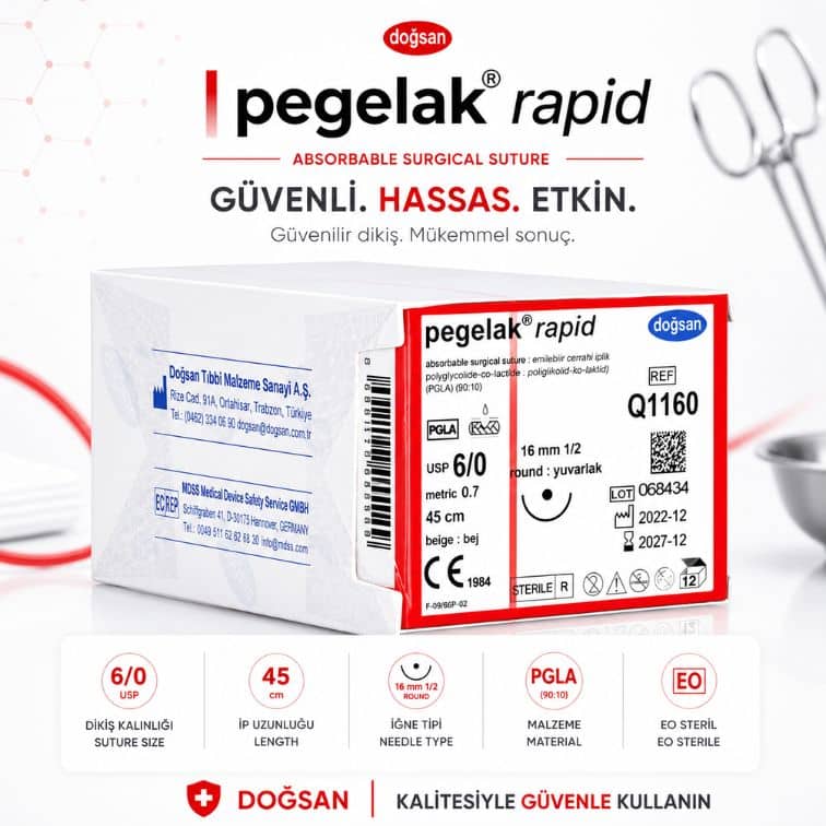 q1160.jpg DOĞSAN Pegelak® Rapid Emilebilir Cerrahi Sütür | REF: Q1160 ürün görseli