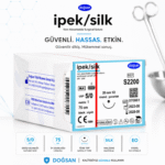 DOĞSAN İpek/Silk Non-Absorbable Cerrahi Sütür REF: S2200 ürün görseli