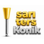 Sarı ters konik kompozit cila lastiği