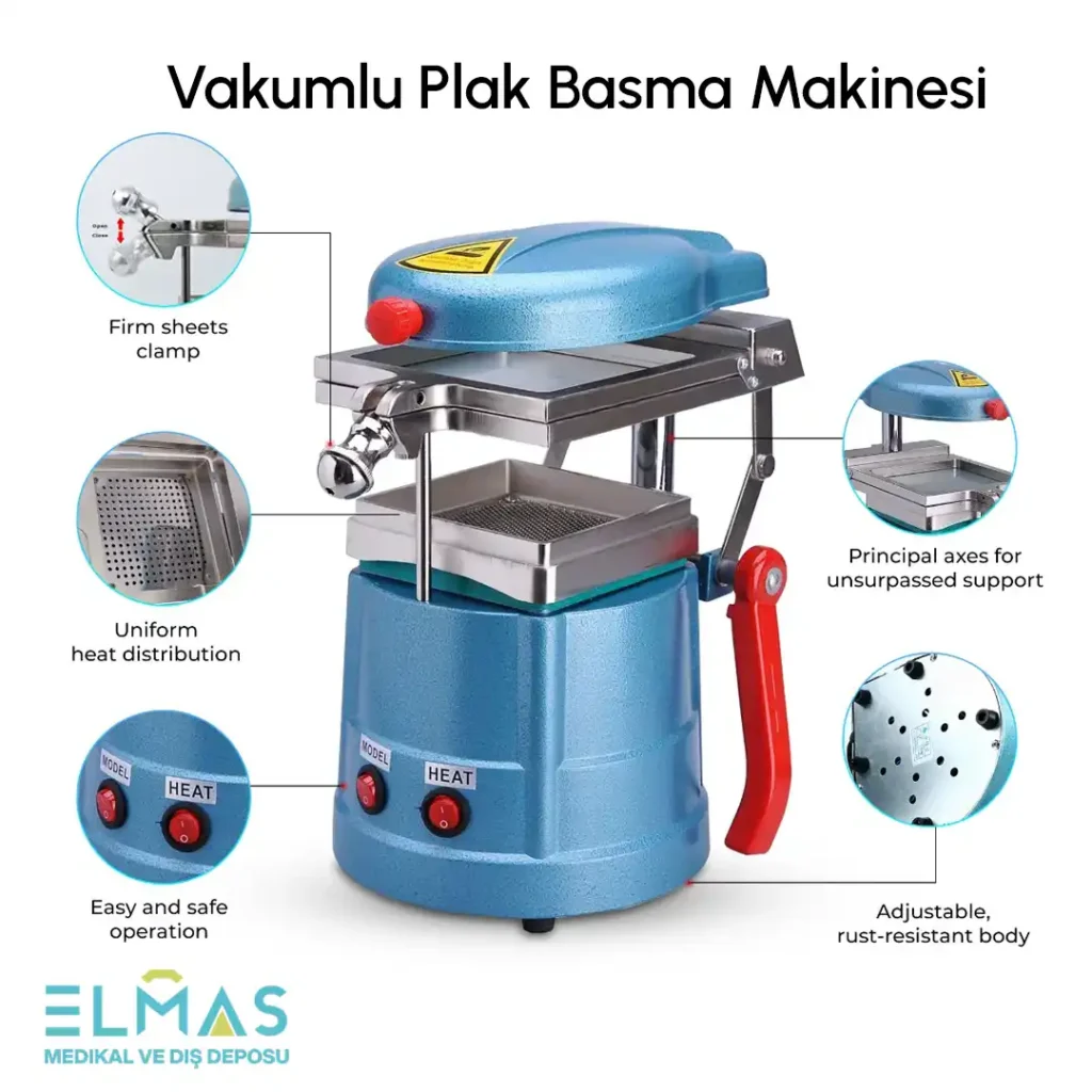Vakumlu Plak Basma Makinesi ( Gece Plağı ve Essiz Plak Basar ) ürün görseli