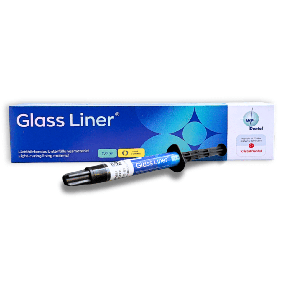 WP Dental Glass Liner kutusu ve şırıngaları