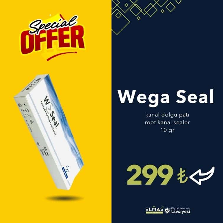 Wega seal kanal dolgu patı root kanal sealer ürün görseli